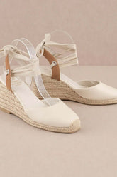 D-Alondra Espadrille Lace Up Wedged Sandals, Sandals, $ 65.00, A Moment Of Now™